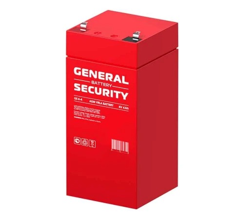 Аккумулятор General Security GS 4-4 (4V / 4Ah)