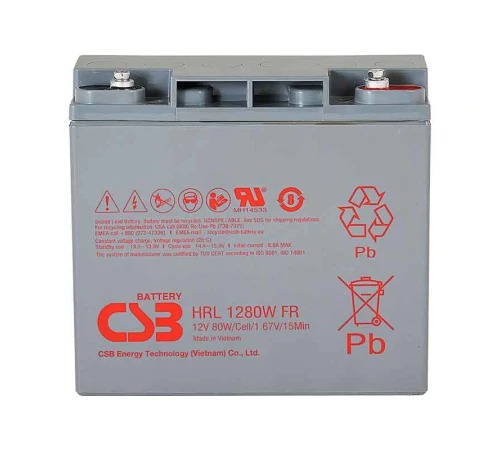 Аккумулятор CSB HRL1280WFR (12V / 20Ah)