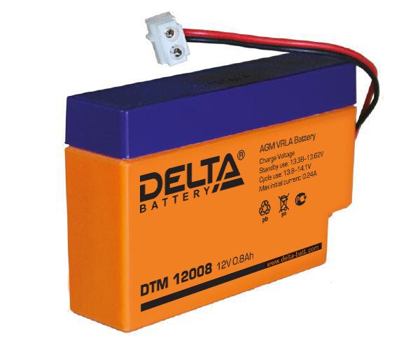 АКБ Delta DTM 12008