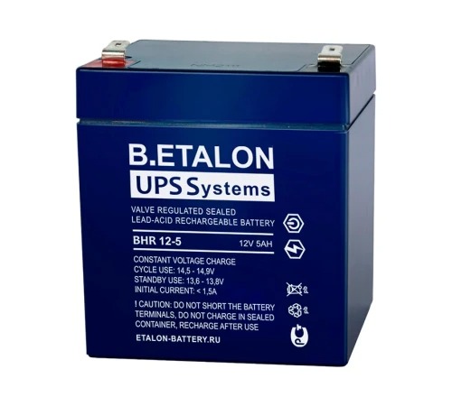 Аккумулятор B.ETALON BHR 12-5 (12V / 5Ah)