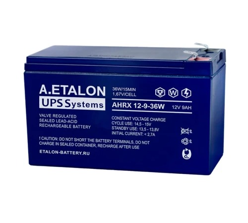 Аккумулятор A.ETALON AHRX 12-9-36W (12V / 9Ah)