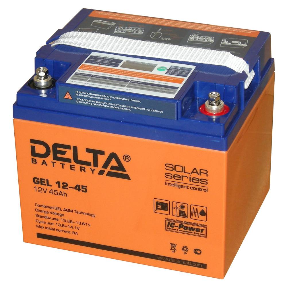 АКБ Delta GEL 12-45