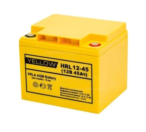 Аккумулятор Yellow HRL 12-45 (12V / 45Ah)