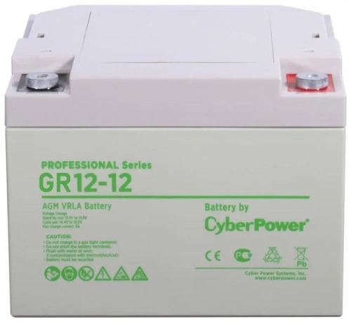 Аккумулятор CyberPower GR 12-12 (12V / 12.2Ah)