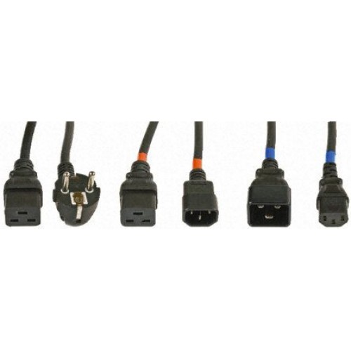 Eaton 10A FR/DIN power cords for HotSwap MBP