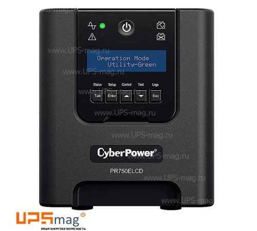 ИБП CyberPower PR750ELCD (0.75 кВА / 0.675 кВт) Line-Interactive