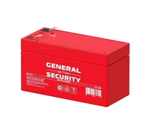 Аккумулятор General Security GS 1.2-12 (12V / 1.2Ah)