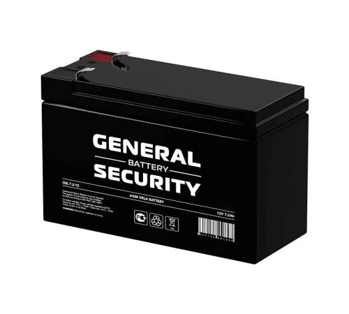 Аккумулятор General Security GSL 7.2-12 (12V / 7.2Ah)