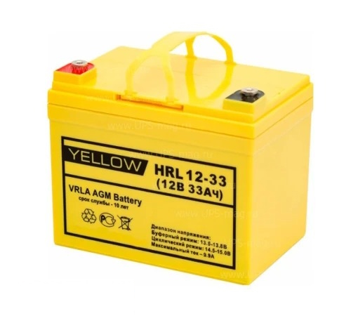 Аккумулятор Yellow HRL 12-33 (12V / 33Ah)