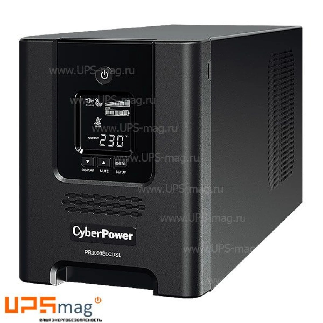 ИБП CyberPower PR3000ELCDSL (3 кВА / 2.7 кВт) Line-Interactive