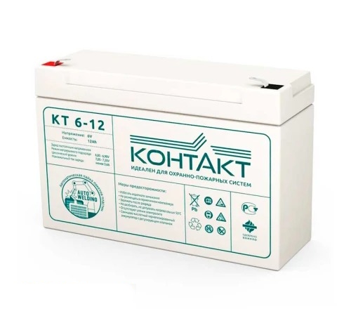 Аккумулятор Контакт КТ 6-12 (6V / 12Ah)