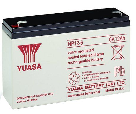 АКБ Yuasa NP1,2-6