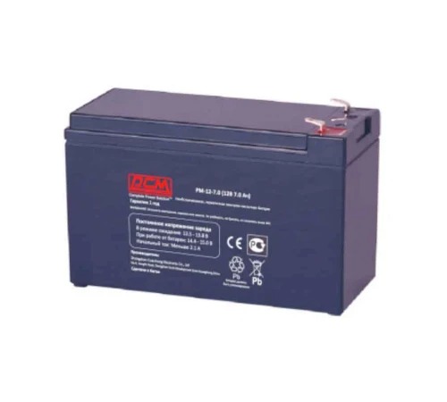 Аккумулятор Powercom PM-12-7.0 (12V / 7Ah)