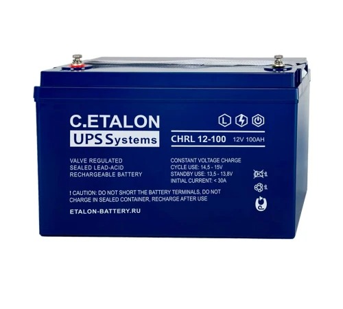 Аккумулятор C.ETALON CHRL 12-100 (12V / 100Ah)