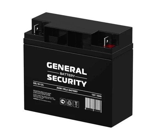 Аккумулятор General Security GSL 18-12L (12V / 18Ah)