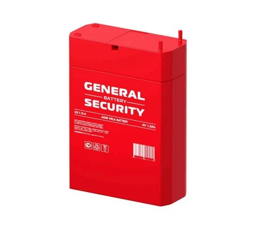 Аккумулятор General Security GS 1.5-4 (4V / 1.5Ah)