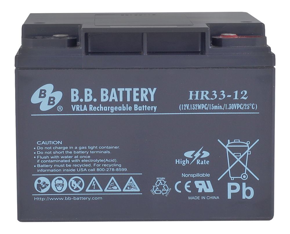 АКБ B.B.Bаttery HR 33-12