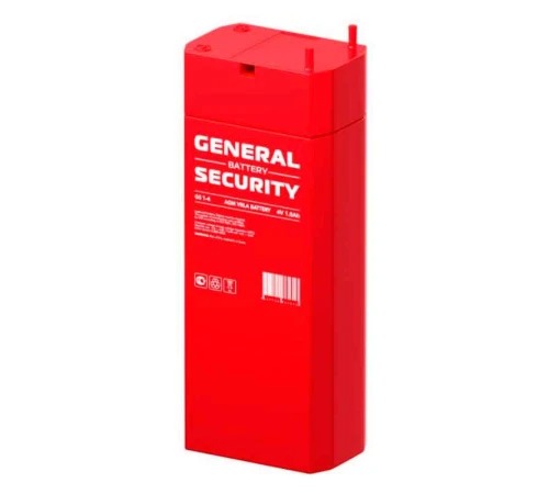 Аккумулятор General Security GS 1-4 (4V / 1Ah)
