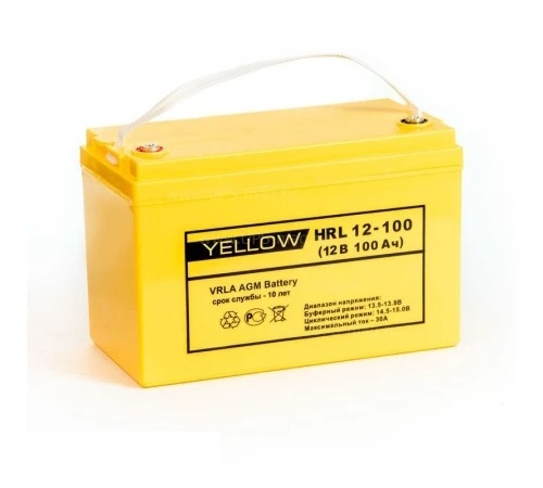 Аккумулятор Yellow HRL 12-100 (12V / 100Ah)