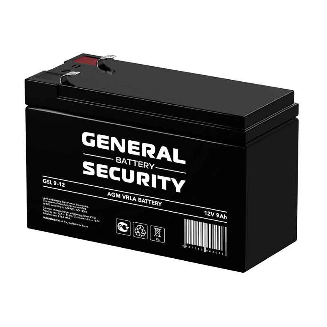 Аккумулятор General Security GSL 9-12 (12V / 9Ah)