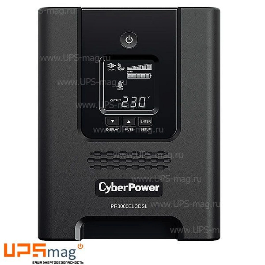 ИБП CyberPower PR3000ELCDSL (3 кВА / 2.7 кВт) Line-Interactive