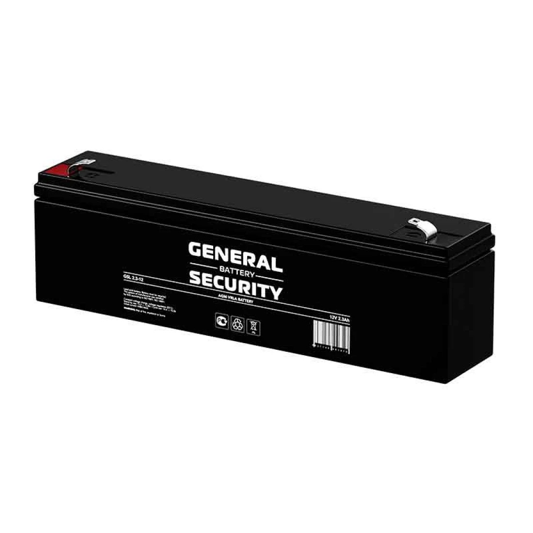 Аккумулятор General Security GSL 2.3-12 (12V / 2.3Ah)
